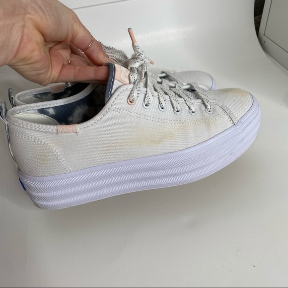 White Ked’s Tripple Up Platform Sneakers - Picture 11 of 14